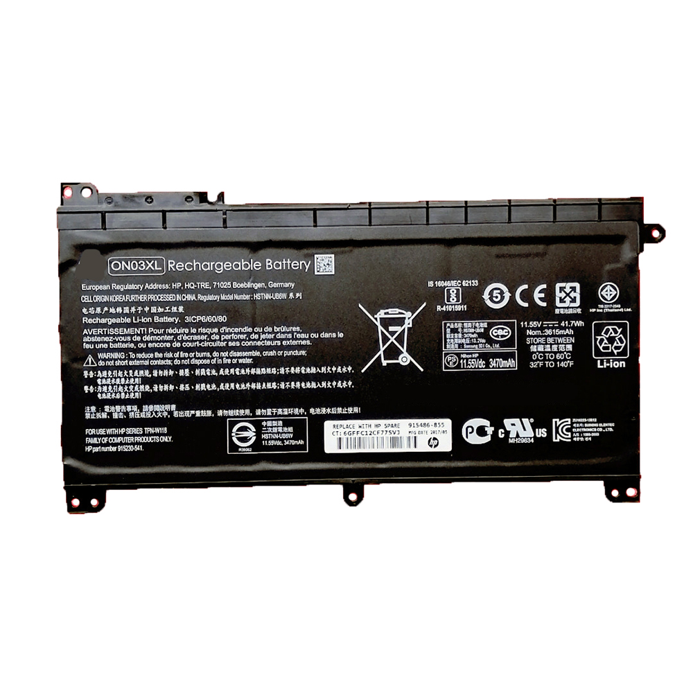 Batería para 15-ap012dx-HSTNN-LB7C-831532-421-3ICP4/78/hp-ON03XL